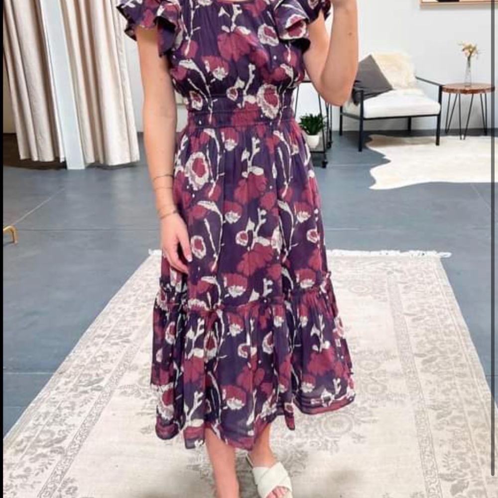 Cleobella midi floral dress